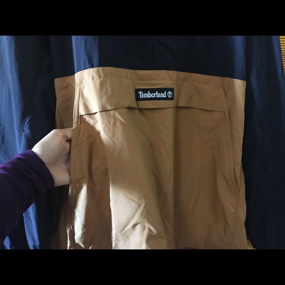 Timberland Hooded Windbreaker Mens size XL - Picture 5 of 5